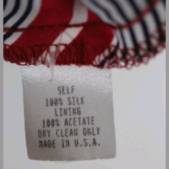 Nanette lepore silk spaghetti striped top shirt 4 - Picture 4 of 5